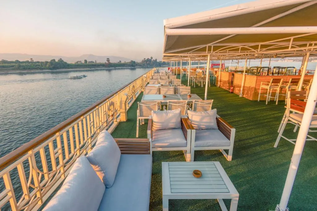 Sun deck of the Orient Tower Prestige Nile Cruise Nile cruise